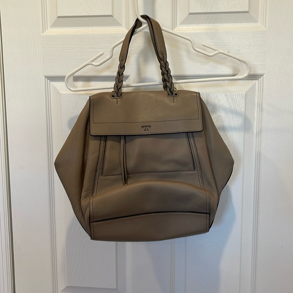 NWOT Grey Tory Burch Bag
